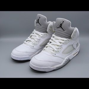 Air Jordan 5 “Metallic White”